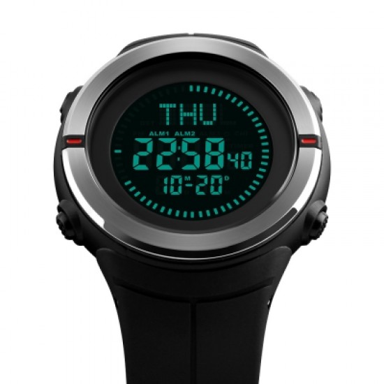 SKMEI Fashion Sports Men Compass Outdoor Countdown Alarm Digital Watches