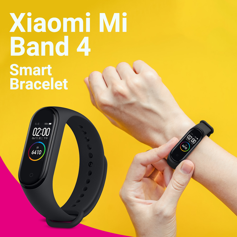 Xiaomi Mi Band 4 Bluetooth 5.0 5ATM Waterproof Sports Smart Bracelet - Black